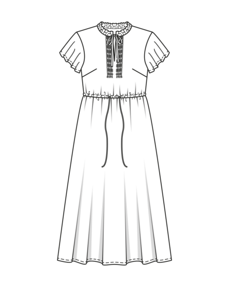 Robe en dévoré n°119 | Burda Style 04/23
