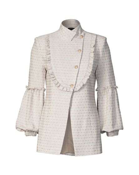 Blazer en viscose et lin mélangés n°105 | Burda Style 05/23