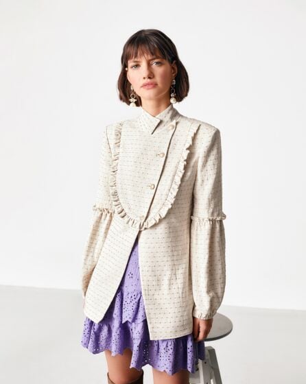 Blazer en viscose et lin mélangés n°105 | Burda Style 05/23