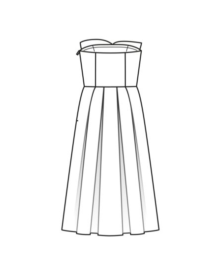 Robe en twill n°121 | Burda Style 05/23