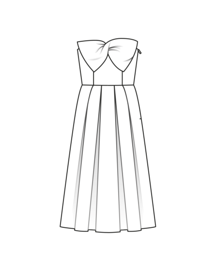 Robe en twill n°121 | Burda Style 05/23
