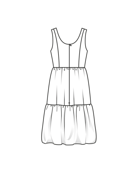 Robe en taffetas n°104 | Burda Style 06/23