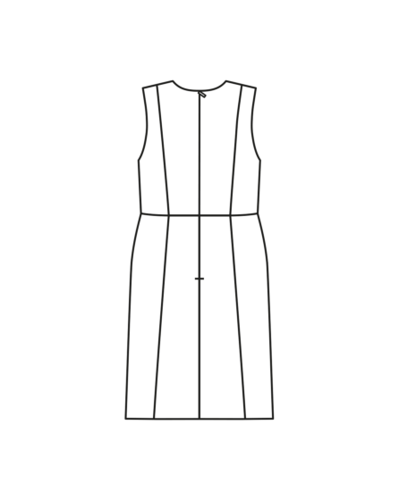 Robe droite en twill n°107 | Burda Style 06/23