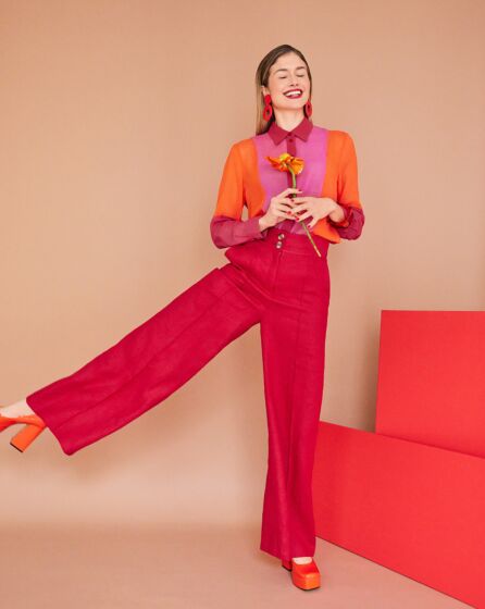 Robe droite en twill n°107 | Burda Style 06/23