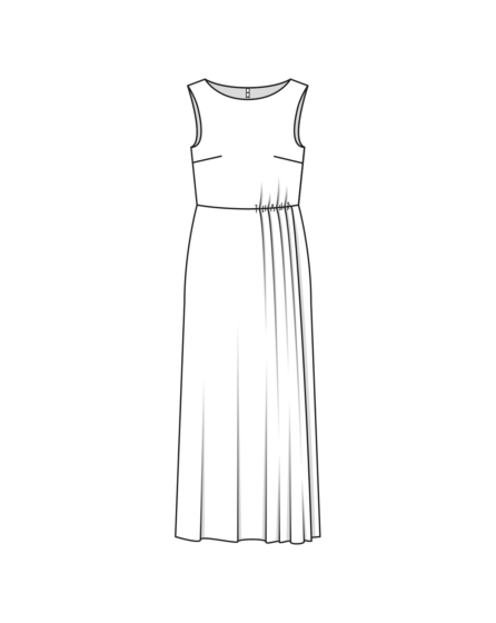 Robe du soir en tissu à paillettes n°111 | Burda Style 06/23