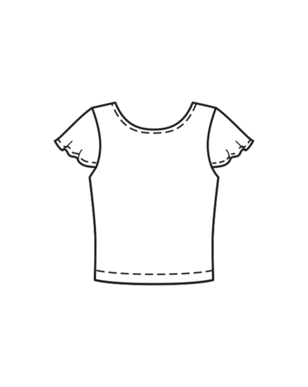 T-shirt en jersey n°122 | Burda Style 06/23