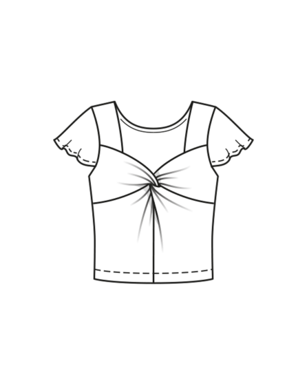T-shirt en jersey n°122 | Burda Style 06/23