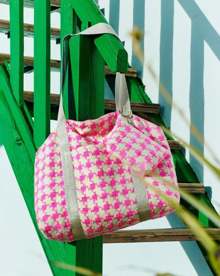 Sac de plage et trousse beauté en coton n°131 | Burda Style 06/23