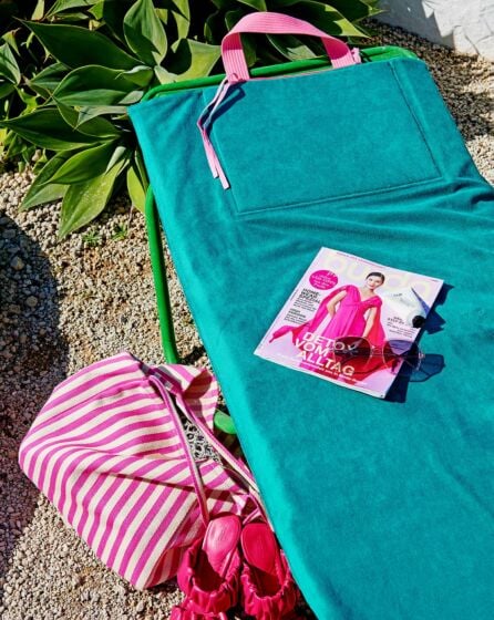Serviette de bain en jacquard n°132 | Burda Style 06/23