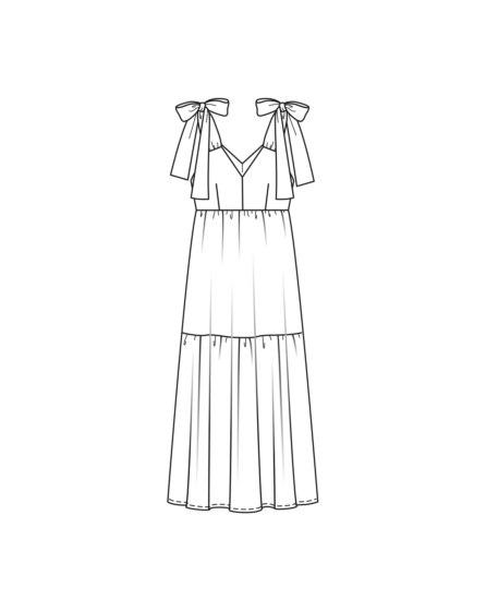 Maxirobe en viscose n°102 | Burda Style 07/23