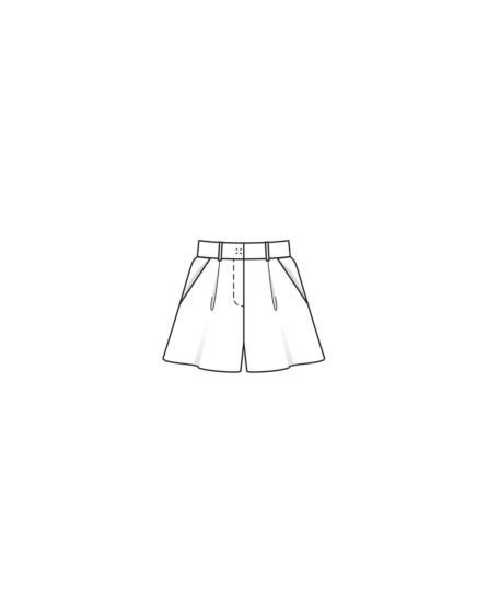 Short en coton n°116 | Burda Style 07/23