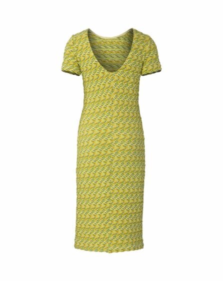 Robe en jersey en cloqué n°119 | Burda Style 07/23