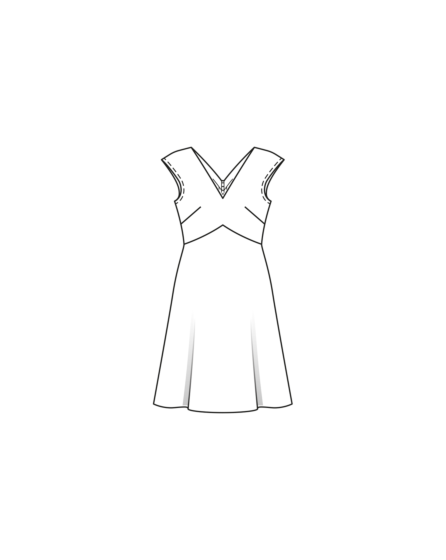 Robe en viscose n°120 | Burda Style 07/23