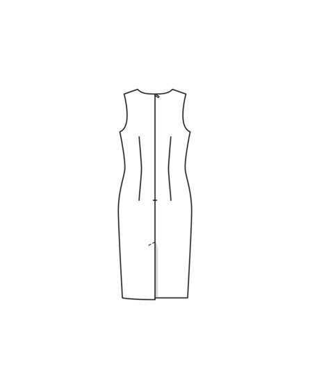 Robe fourreau en viscose n°121 | Burda Style 07/23