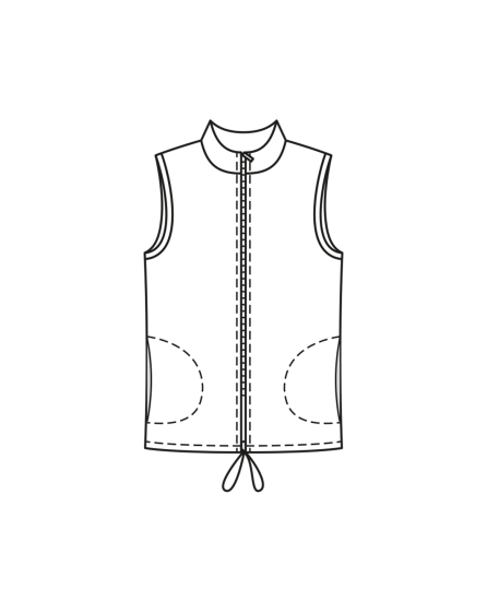 Gilet en polyamide n°125 | Burda Style 07/23