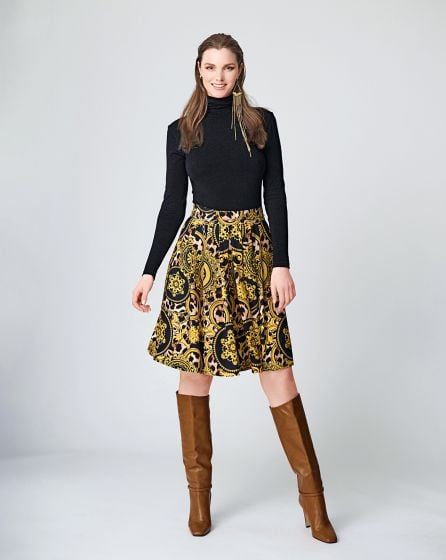 Jupe en viscose n°103 | Burda Style 08/23