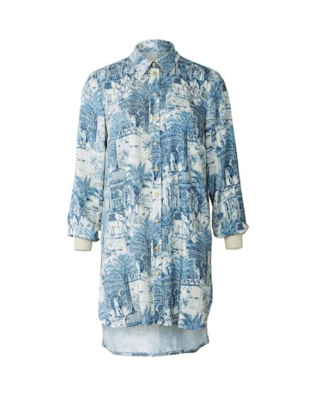 Blouse longue en viscose n°109 | Burda Style 08/23