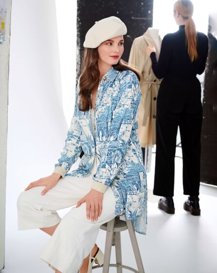 Blouse longue en viscose n°109 | Burda Style 08/23