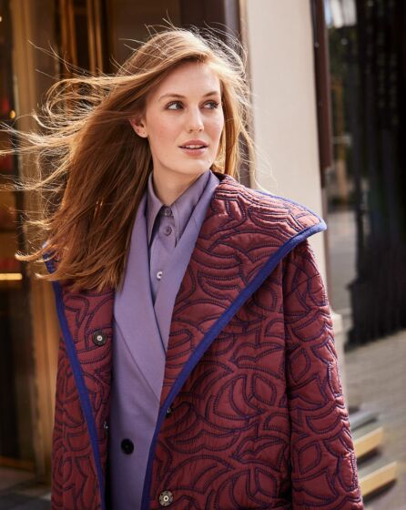 Manteau en tissu matelassé n°110 | Burda Style 10/23