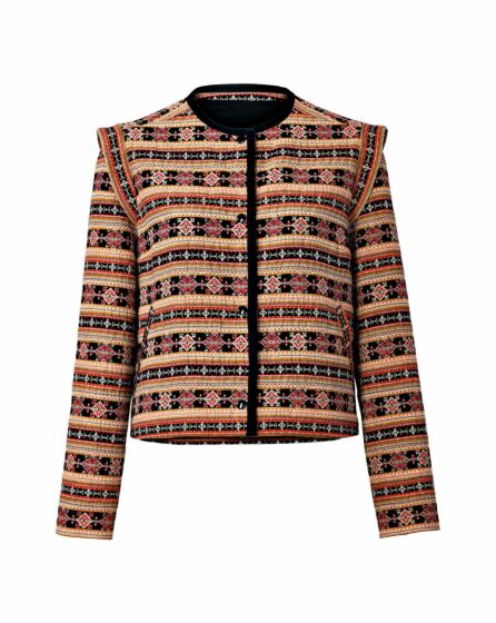 Veste en jacquard n°111 | Burda Style 10/23