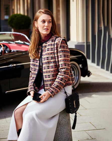Veste en jacquard n°111 | Burda Style 10/23