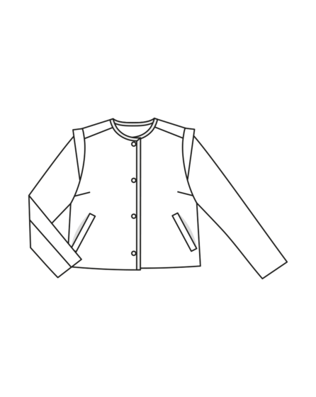 Veste en jacquard n°111 | Burda Style 10/23