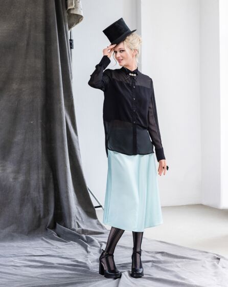 Chemisier en  soie n°114 | Burda Style 10/23