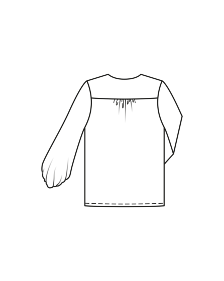 Chemisier en coton n°120 | Burda Style 10/23