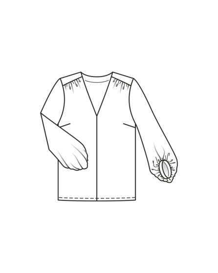 Chemisier en coton n°120 | Burda Style 10/23