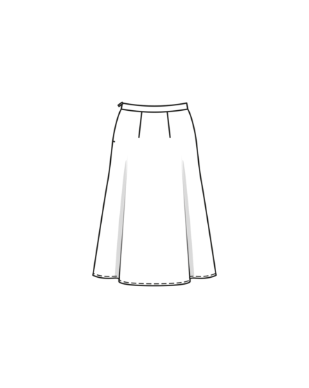 Jupe en viscose n°121 | Burda Style 10/23