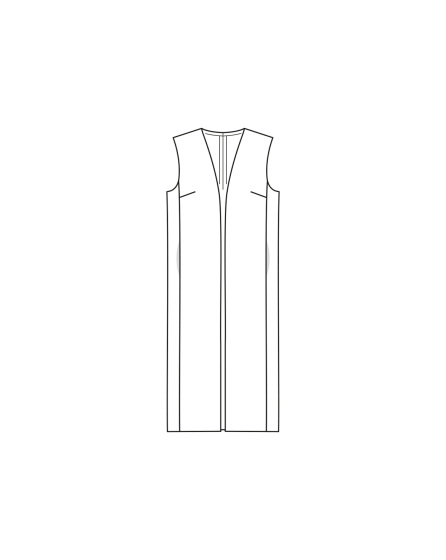 Gilet long en lainage n°105 | Burda Style 11/23