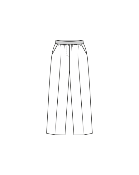 Pantalon en crêpe n°113 | Burda Style 11/23