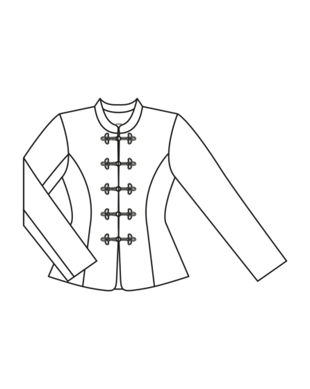 Veste en jacquard n°101 | Burda Style 12/23