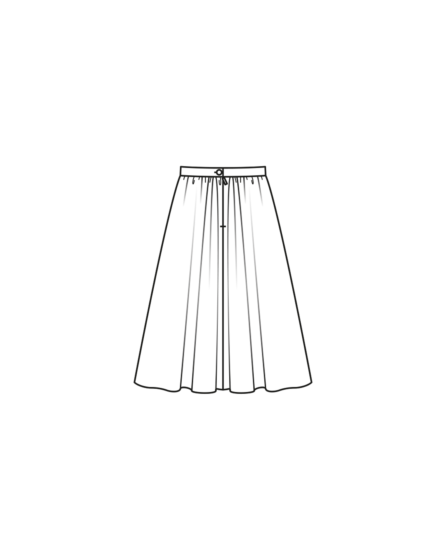 Jupe midi en polyester n°109 | Burda Style 12/23