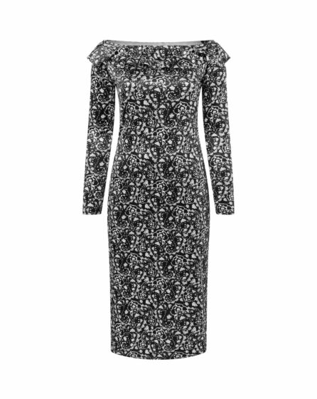 Robe Carmen en velours n°112 | Burda Style 12/23