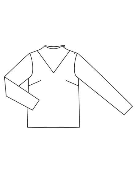 Blouse en polyester n°116 | Burda Style 12/23