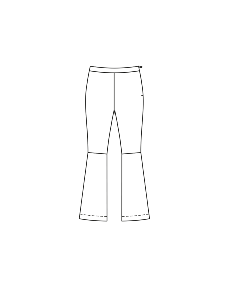 Pantalon en velours n°117 | Burda Style 12/23