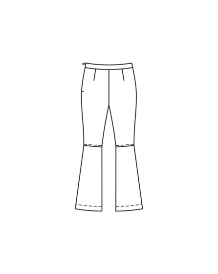 Pantalon en velours n°117 | Burda Style 12/23