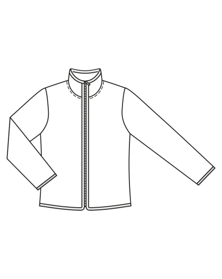 Veste en tricot pour homme en tricot n°129 | Burda Style 12/23