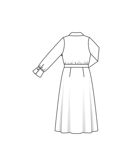Robe en coton mélangé n°101 | Burda Style 01/24