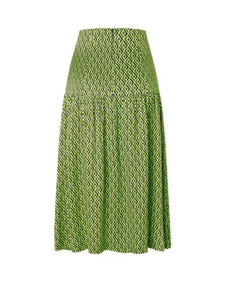 Jupe en coton imprimé n°107 | Burda Style 01/24