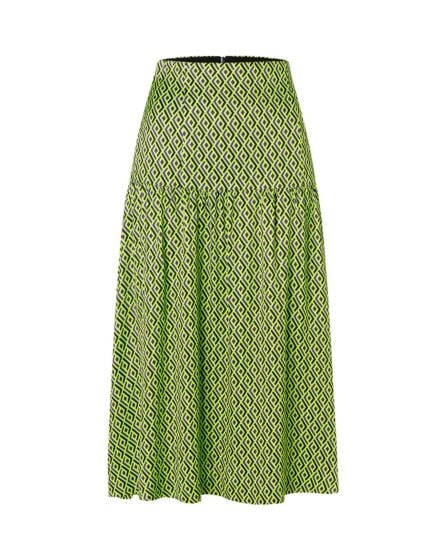 Jupe en coton imprimé n°107 | Burda Style 01/24