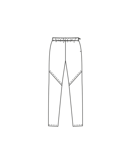 Pantalon en cuir synthétique n°119 | Burda Style 01/24