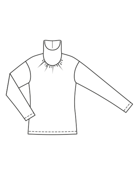 Pull-over en tricot n°122 | Burda Style 01/24