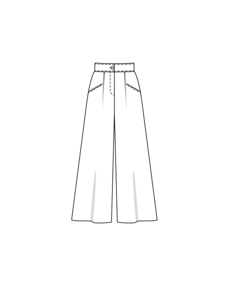 Pantalon en viscose n°108 | Burda Style 02/24