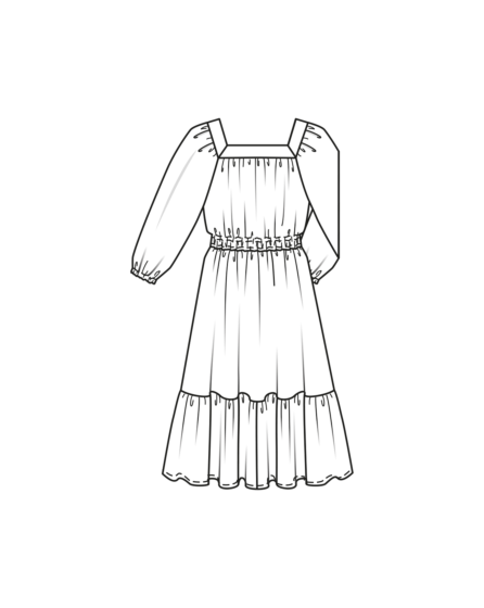 Robe en voile n°110 | Burda Style 04/24