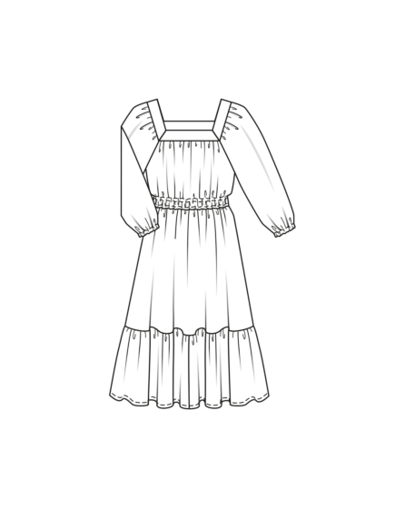 Robe en voile n°110 | Burda Style 04/24