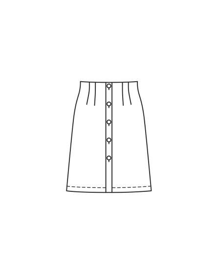 Jupe en twill n°118 | Burda Style 04/24