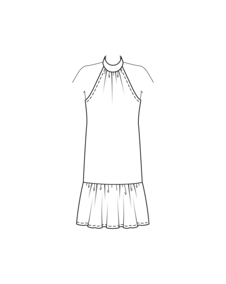 Robe en mousseline n°124 | Burda Style 04/24