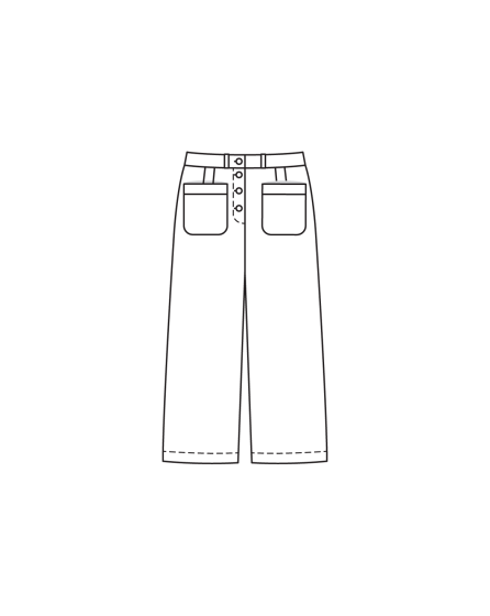 Pantalon en denim n°113 | Burda Style 05/24